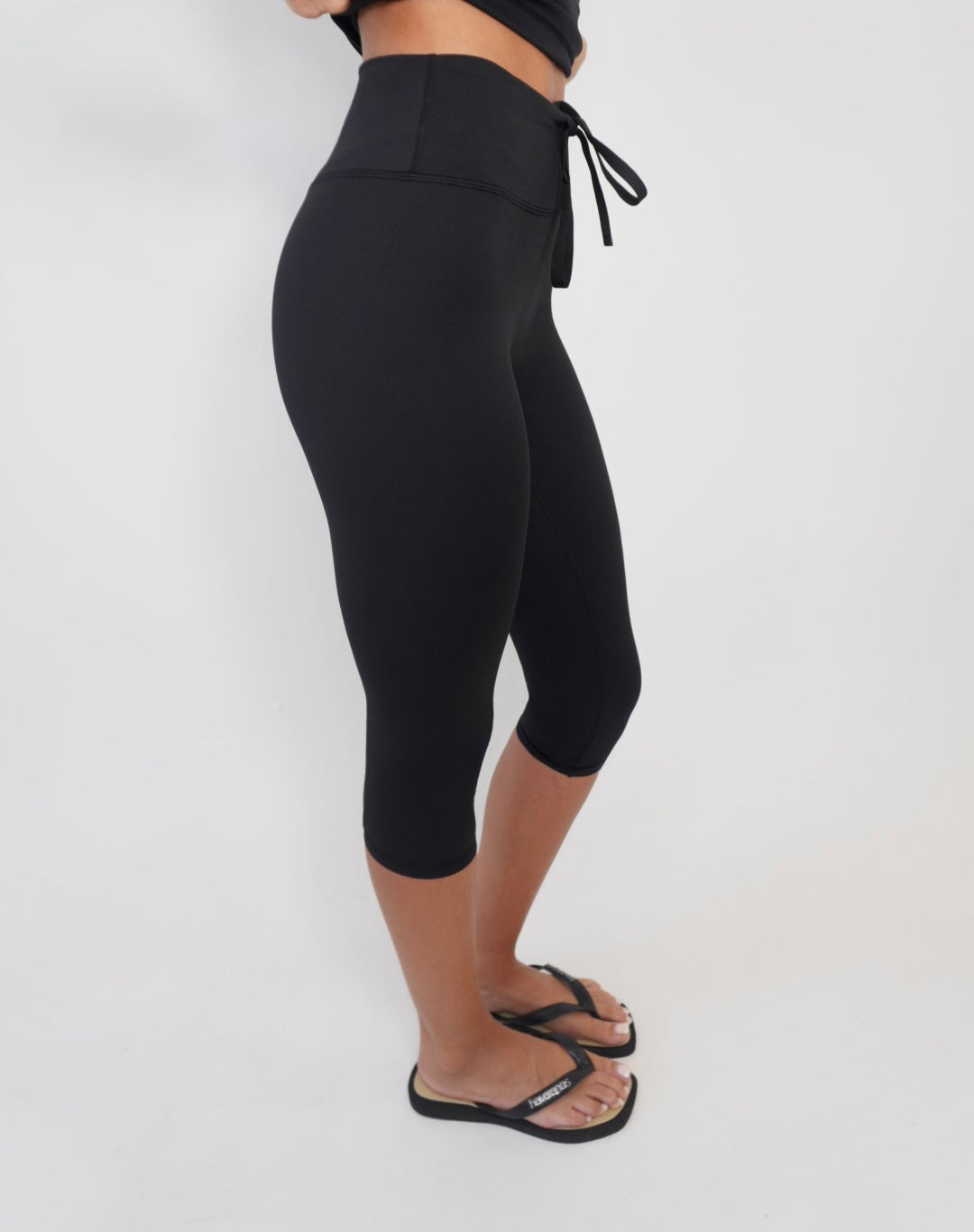 Luxury Capri Leggings - Black